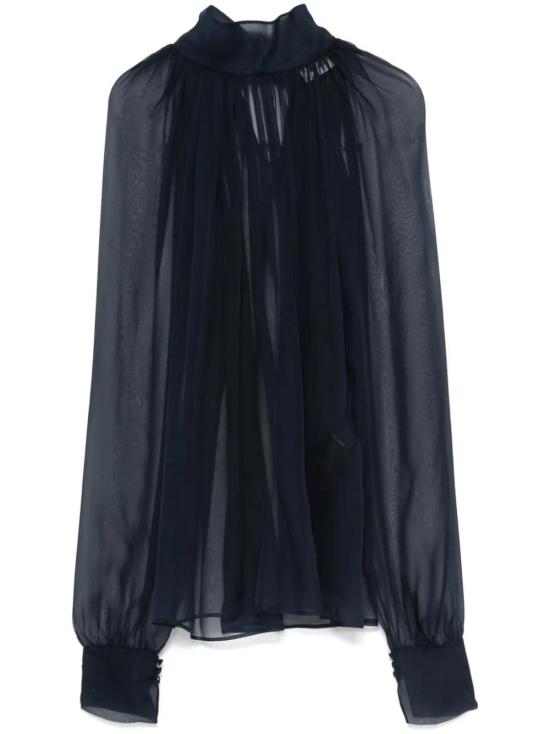 24FW 생로랑 셔츠 810153 Y065W4900 BLUE