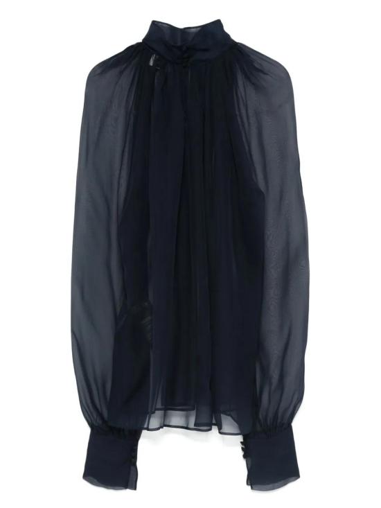 24FW 생로랑 셔츠 810153 Y065W4900 BLUE - SAINT LAURENT