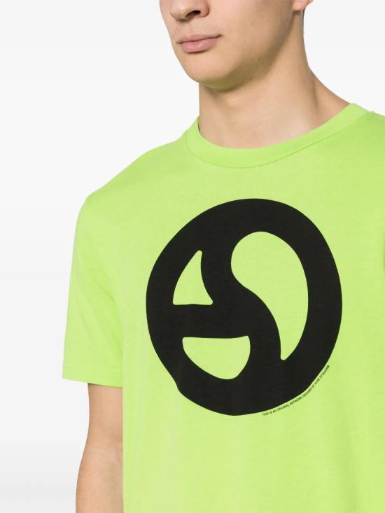  아크네 스튜디오 반팔 티셔츠 CL0265 ABF GREEN - ACNE STUDIOS