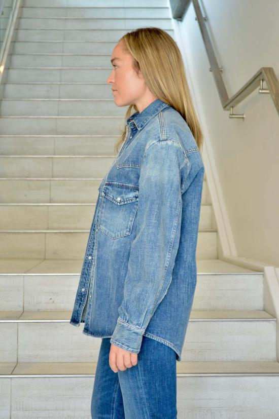  나인인더모닝 데님 팬츠 나인 인 더 모닝 케티 데님 오버셔츠 - NINE IN THE MORNING