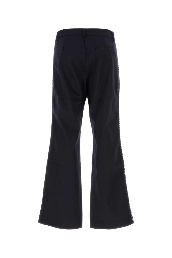 웨일즈보너 스트레이트 팬츠 MA23TR04CO01599 NAVY BLUE - WALES BONNER