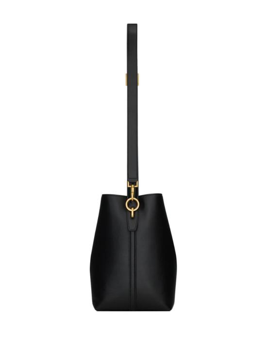  생로랑 르 37 샤이니 레더백 7428282R20W 1000 BLACK - SAINT LAURENT