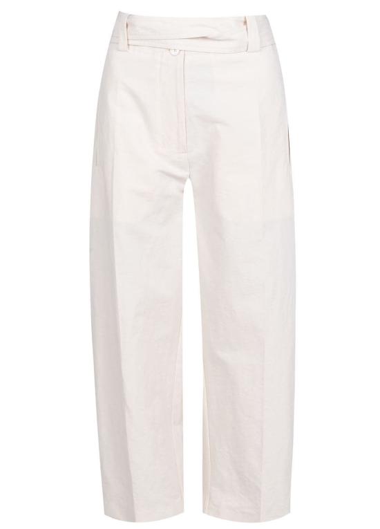  몽클레어 스트레이트 팬츠 G10942A71000V015307A BEIGE