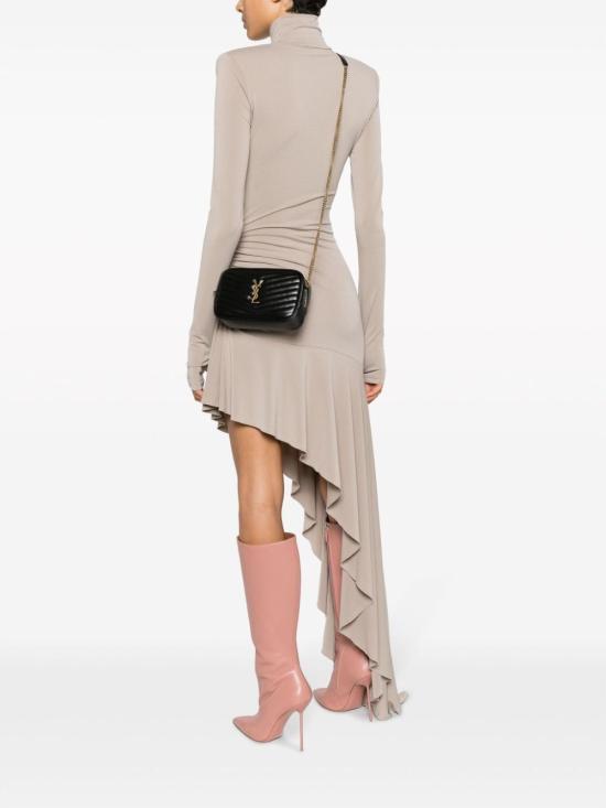 26SS 생로랑 퀼티드 레더 루 미니백 748849DV707 1000 BLACK - SAINT LAURENT