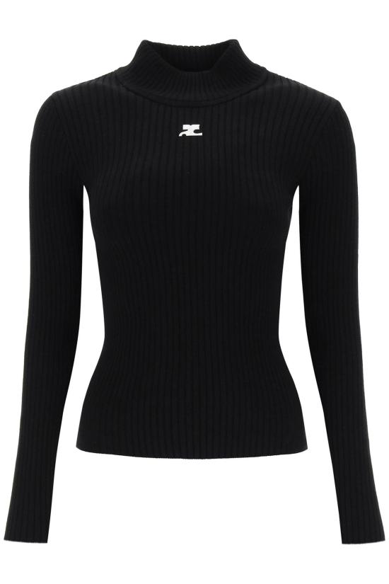 26SS 쿠레쥬 스웨터 PERMPU022FI0001 9999 BLACK