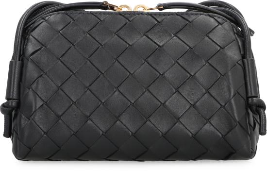  보테가베네타 인트레치아토 콘서트 파우치 794258VCPP1 8425 black - BOTTEGA VENETA