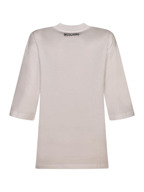 25FW 모스키노 반팔 티셔츠 J07155541 1001 - MOSCHINO