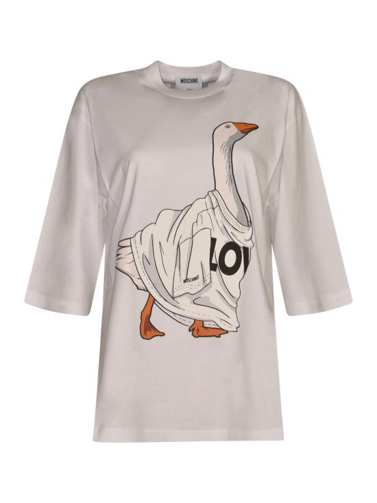 25FW 모스키노 반팔 티셔츠 J07155541 1001