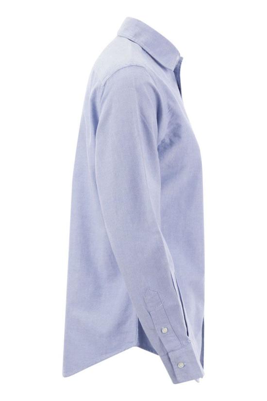 26FW 폴로 랄프로렌 포니 로고 옥스포드 셔츠 211891377 001 BLUE - POLO RALPH LAUREN