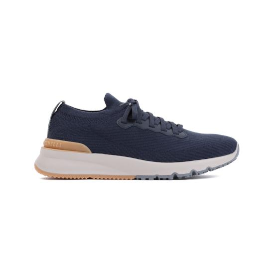 26FW 브루넬로 쿠치넬리 스니커즈 MZUWLBO253 CEG72 BLUE
