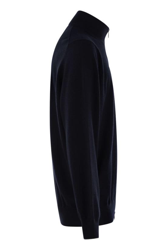 24FW 브루넬로 쿠치넬리 집업 니트 M2200106 CW425 NAVY - BRUNELLO CUCINELLI