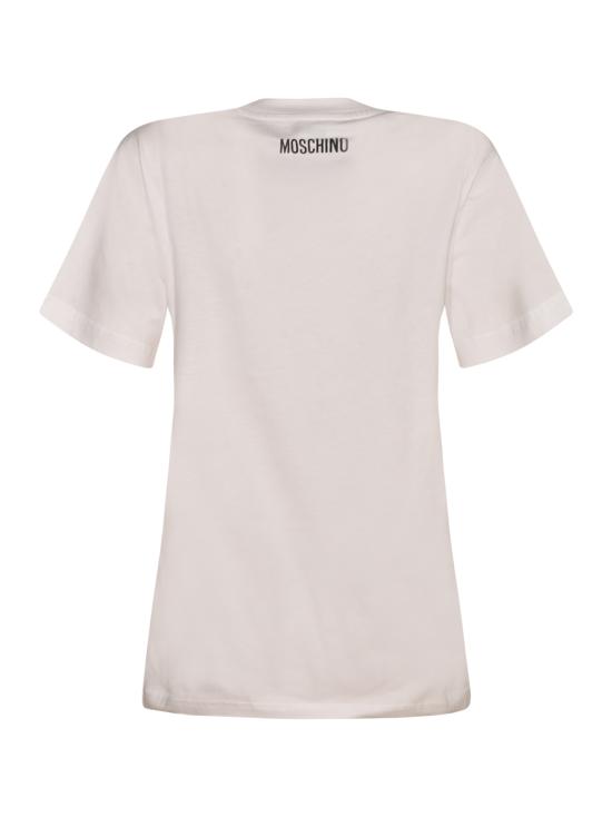 25FW 모스키노 반팔 티셔츠 V07225541 1001 - MOSCHINO