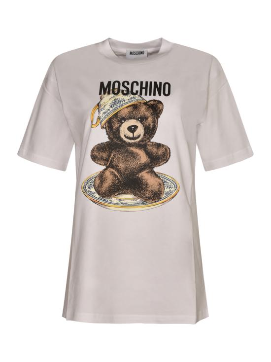 25FW 모스키노 반팔 티셔츠 V07245541 1001