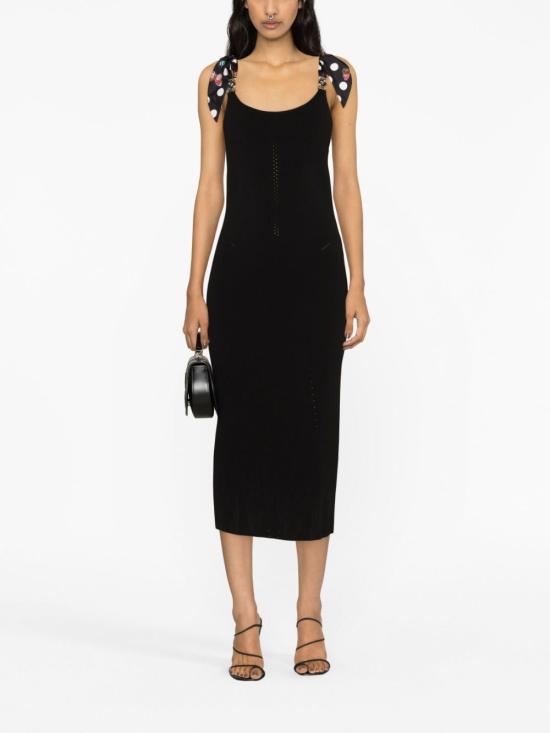  베르사체 롱 원피스 10109611A07952 1B000 black - VERSACE