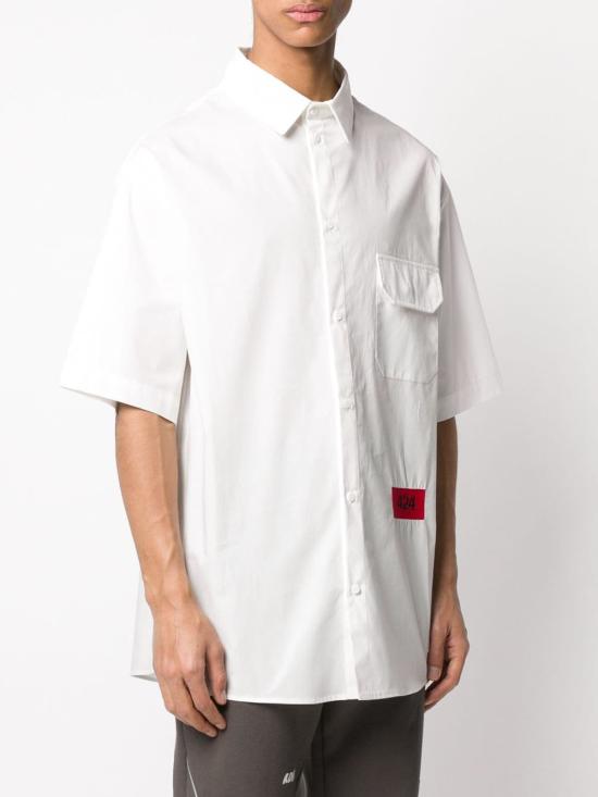  424 반팔 셔츠 2010100 9150 WHITE - 424