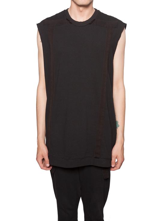  로스트 앤 파운드 니트 베스트 18337172BL BLACK - LOST&FOUND