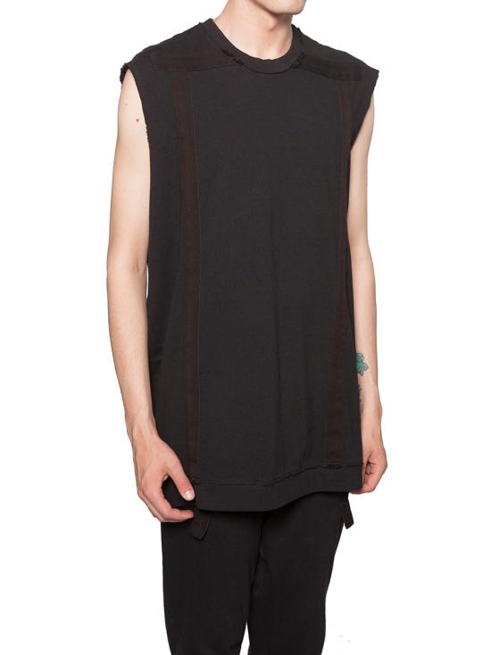  로스트 앤 파운드 니트 베스트 18337172BL BLACK - LOST&FOUND