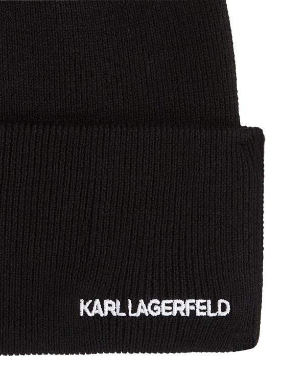 25FW 칼라거펠트 비니 A3M33157 999 Black - KARL LAGERFELD