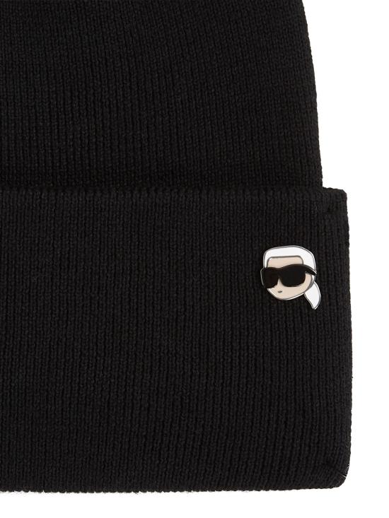 25FW 칼라거펠트 비니 A3M33157 999 Black - KARL LAGERFELD