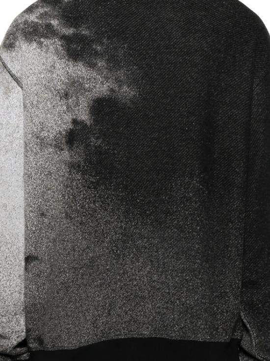 25FW 팜앤젤스 긴팔 티셔츠 PMHE086F25KNI001 1001 BLACK WH - PALM ANGELS