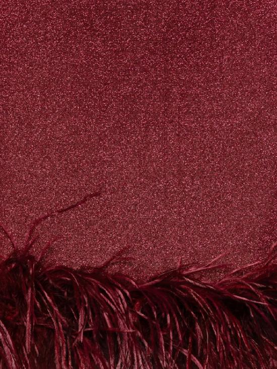 25FW 오세리 숏 원피스 LDF257 BURGUNDY Purple - OSÉREE