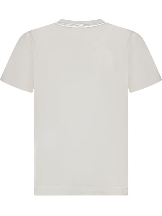 25FW [키즈] 스톤 아일랜드 티셔츠 K2S162100002S0047 V0099 NATURAL - STONE ISLAND