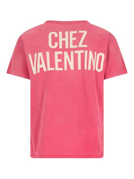 25FW 발렌티노 가라바니 반팔 티셔츠 7V3MG17E AYD1R0 Raspberry - VALENTINO GARAVANI