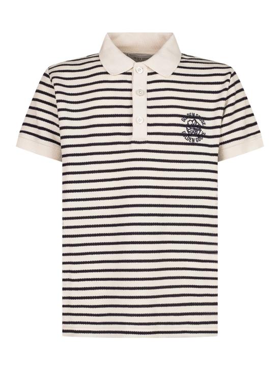 25FW [키즈] 골든구스 폴로 셔츠 GKP02055P002235 83130 ARTIC WOLF