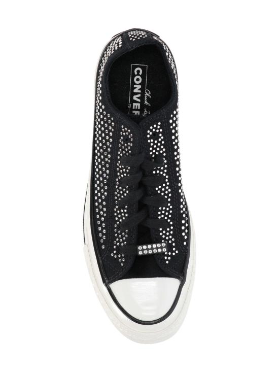 25FW SWAROVSKI X CONVERCE 스니커즈 A16171C 001 Black vintage white egr - OTHER BRANDS