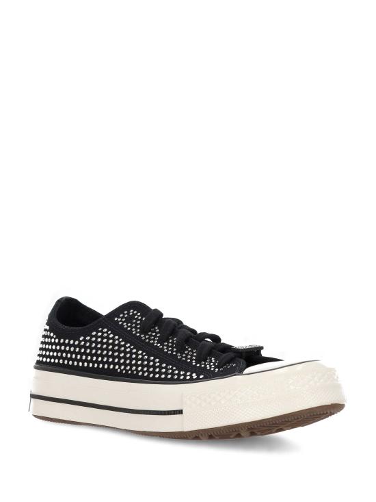 25FW SWAROVSKI X CONVERCE 스니커즈 A16171C 001 Black vintage white egr - OTHER BRANDS
