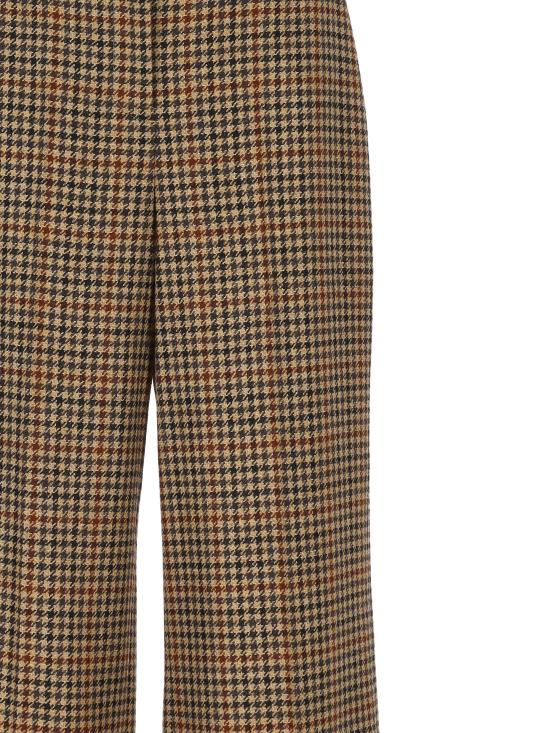 25FW 로레나안토니아찌 스트레이트 팬츠 A2546PA01F4991 1100 LCAMEL BURGUNDY BLACK - LORENA ANTONIAZZI