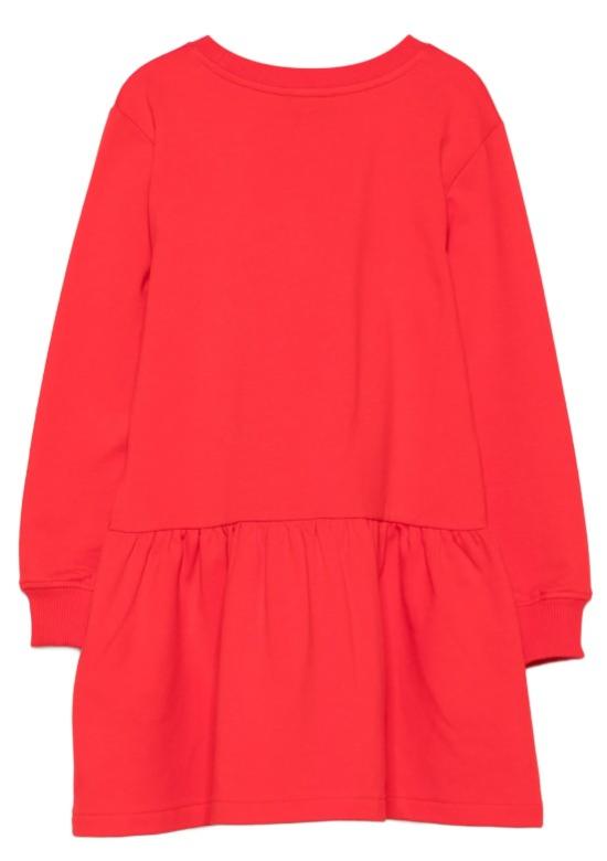 25FW [키즈] 모스키노 원피스 HDV0H7LDA16 50109 Poppy red - MOSCHINO