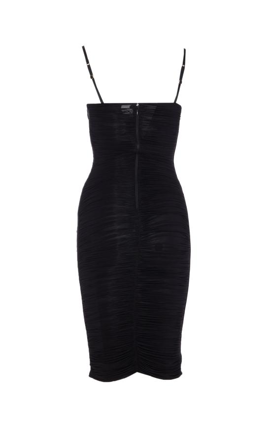 25FW 엘리자베타프랜치 미디 원피스 AB81556E2 110 Black - ELISABETTA FRANCHI