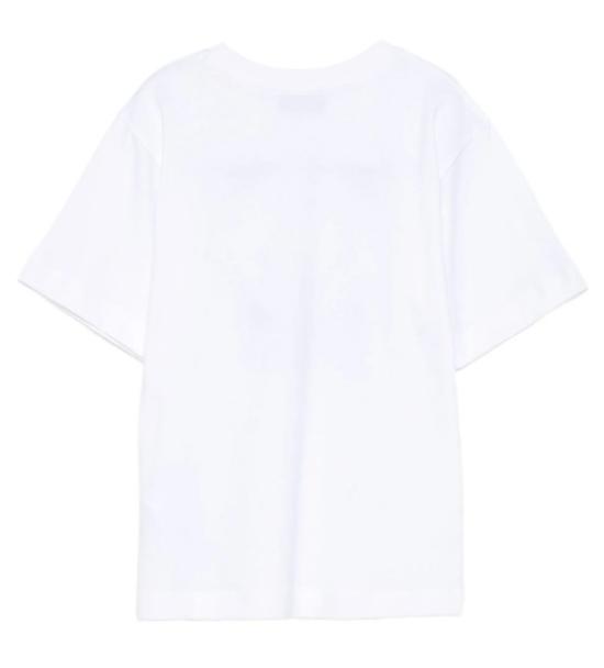 25FW [키즈] 모스키노 티셔츠 HSM05GLAA01 10101 White - MOSCHINO