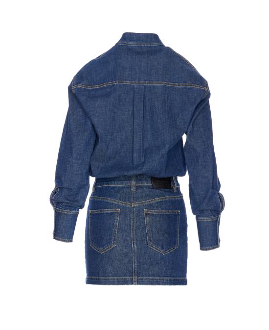 25FW 엘리자베타프랜치 미디 원피스 AJ45D56E2 104 Blue - ELISABETTA FRANCHI