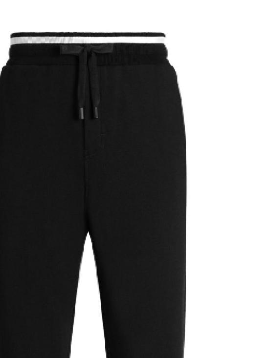 25FW 돌체앤가바나 트레이닝/조거 팬츠 GVS2HT HU7DUN0000 Black - DOLCE & GABBANA