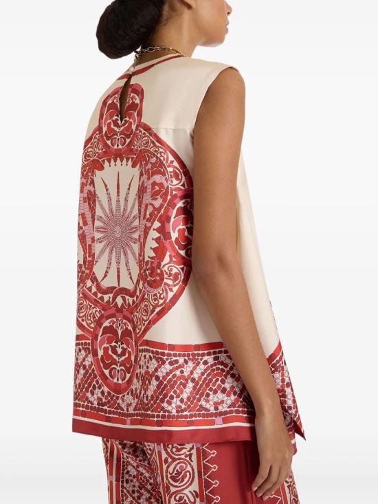 25FW 라 더블제이 블라우스 TOP0157 SIL006COB01 RE01 COBRA PLACEE - LA DOUBLEJ