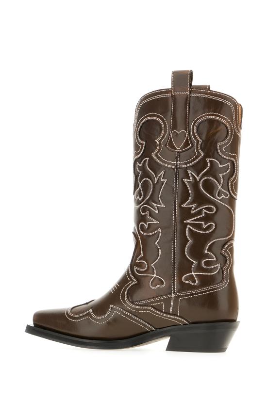 26SS 가니 부츠 S31124911 887 DARK OLIVE EGRET - GANNI