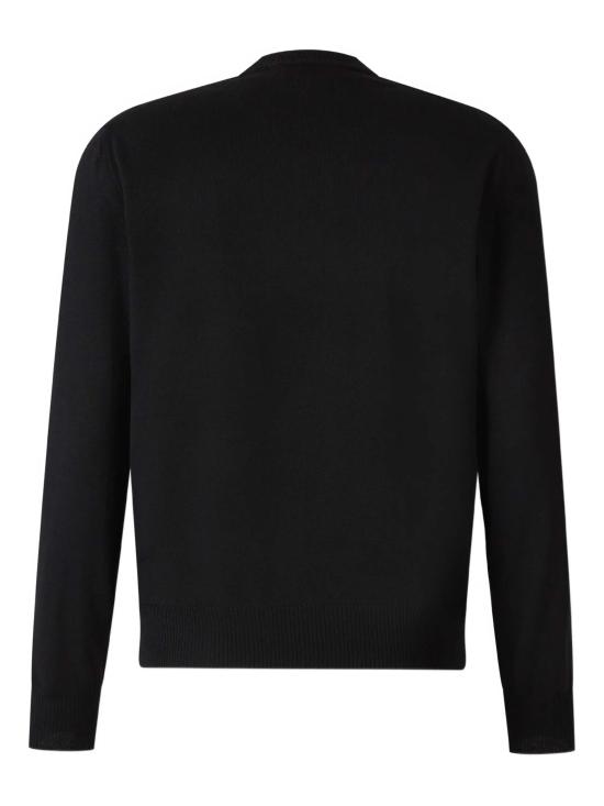 25FW 알렉산더 맥퀸 스웨터 839686 Q1BEC1218 Black ivory - ALEXANDER MCQUEEN