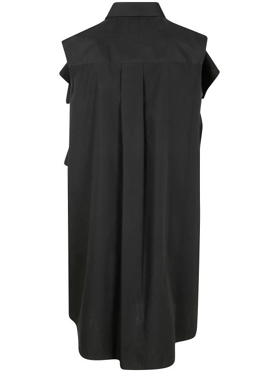 25SS 사카이 숏 원피스 25 07910 001 BLACK - SACAI