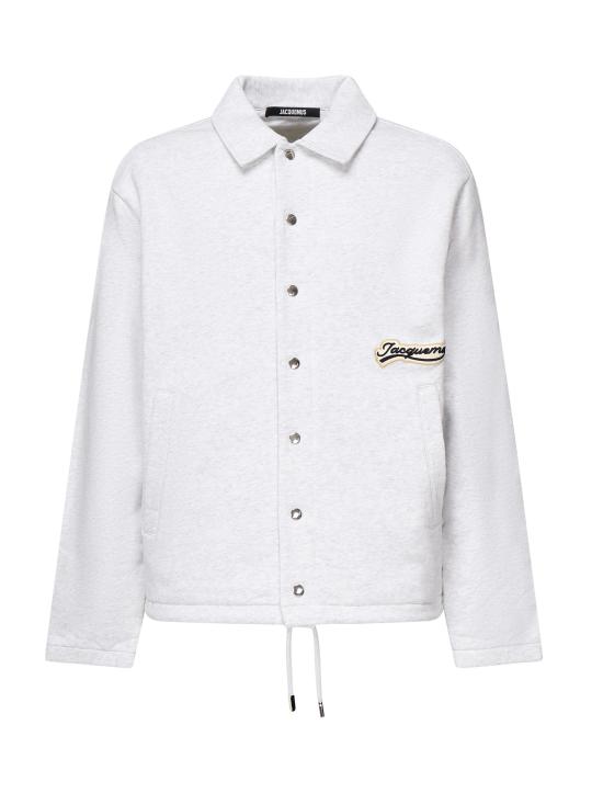 25FW 자크뮈스 셔츠 25HCDM00574AJ00126 9FI VARSITY PATCH GREY