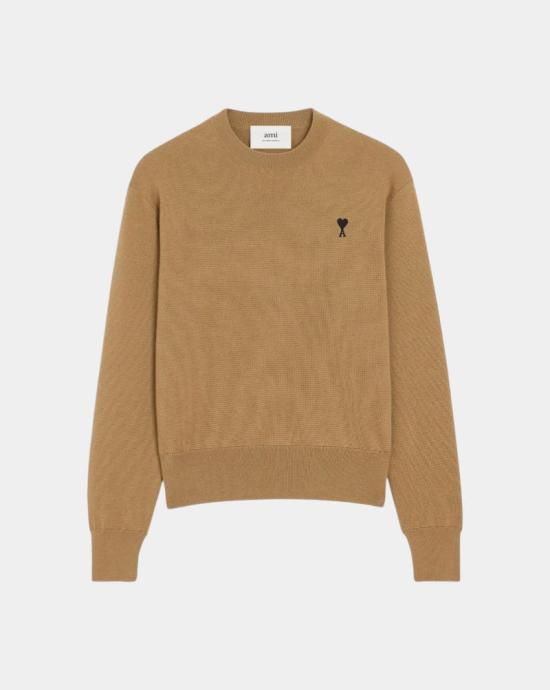 24FW 아미 ADC 크루넥 스웨터 HKS826001 288 Camel black