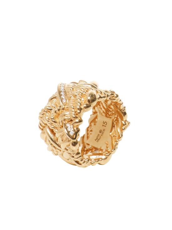 25FW 보테가베네타 반지 838184 VBOB69000 Golden - BOTTEGA VENETA