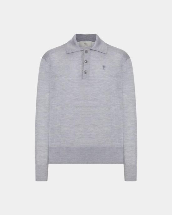 24FW 아미 반팔 티셔츠 HPL406KN0066 050 Grey