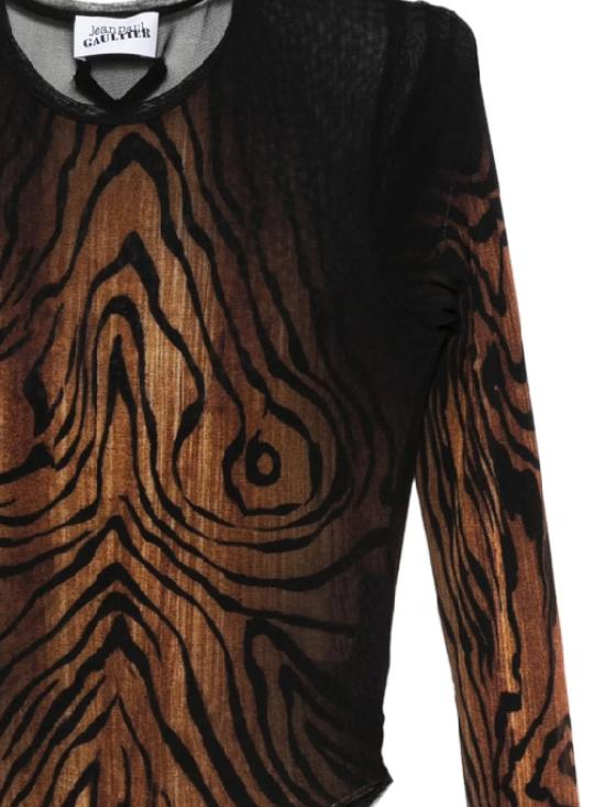25FW 장 폴 고티에 바디수트 티셔츠 25 03 W TO314 M002P0060 Black - JEAN PAUL GAULTIER