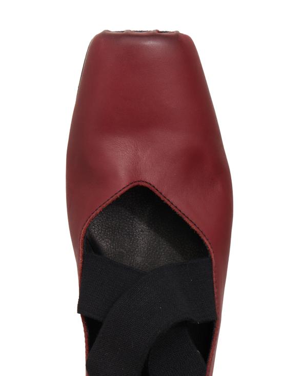 26SS 우마 왕 플랫 슈즈 HUS9003UW079 Red - UMA WANG