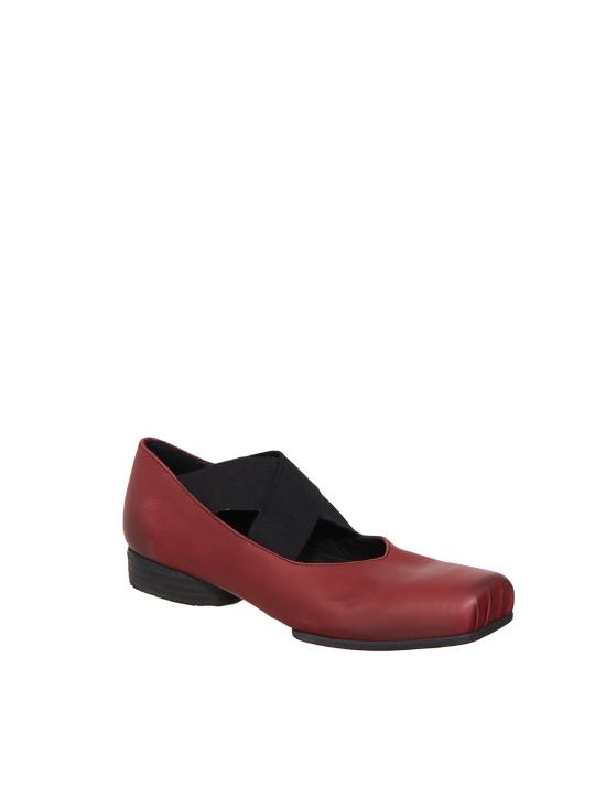 26SS 우마 왕 플랫 슈즈 HUS9003UW079 Red - UMA WANG