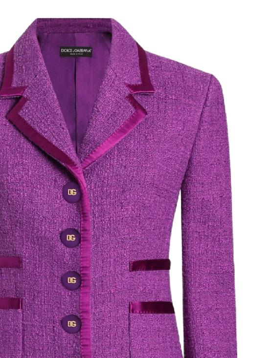 25FW 돌체앤가바나 수트 자켓 F27DIT FMTACF0571 Purple - DOLCE & GABBANA
