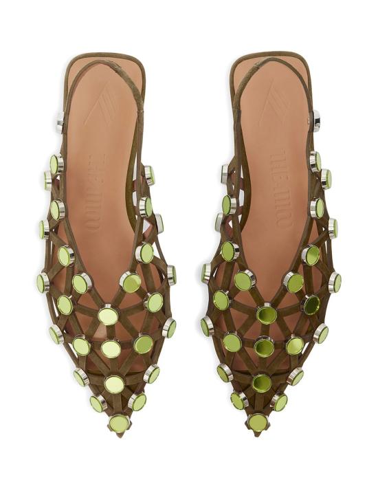 25FW 디 아티코 플랫 슈즈 251WSH00801 LBT007SA828 Military green - THE ATTICO