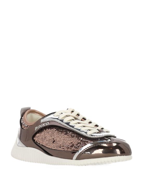 25FW 핑코 스니커즈 SS0123 T046L15 SEQUINS MIRROR TABACCO - PINKO